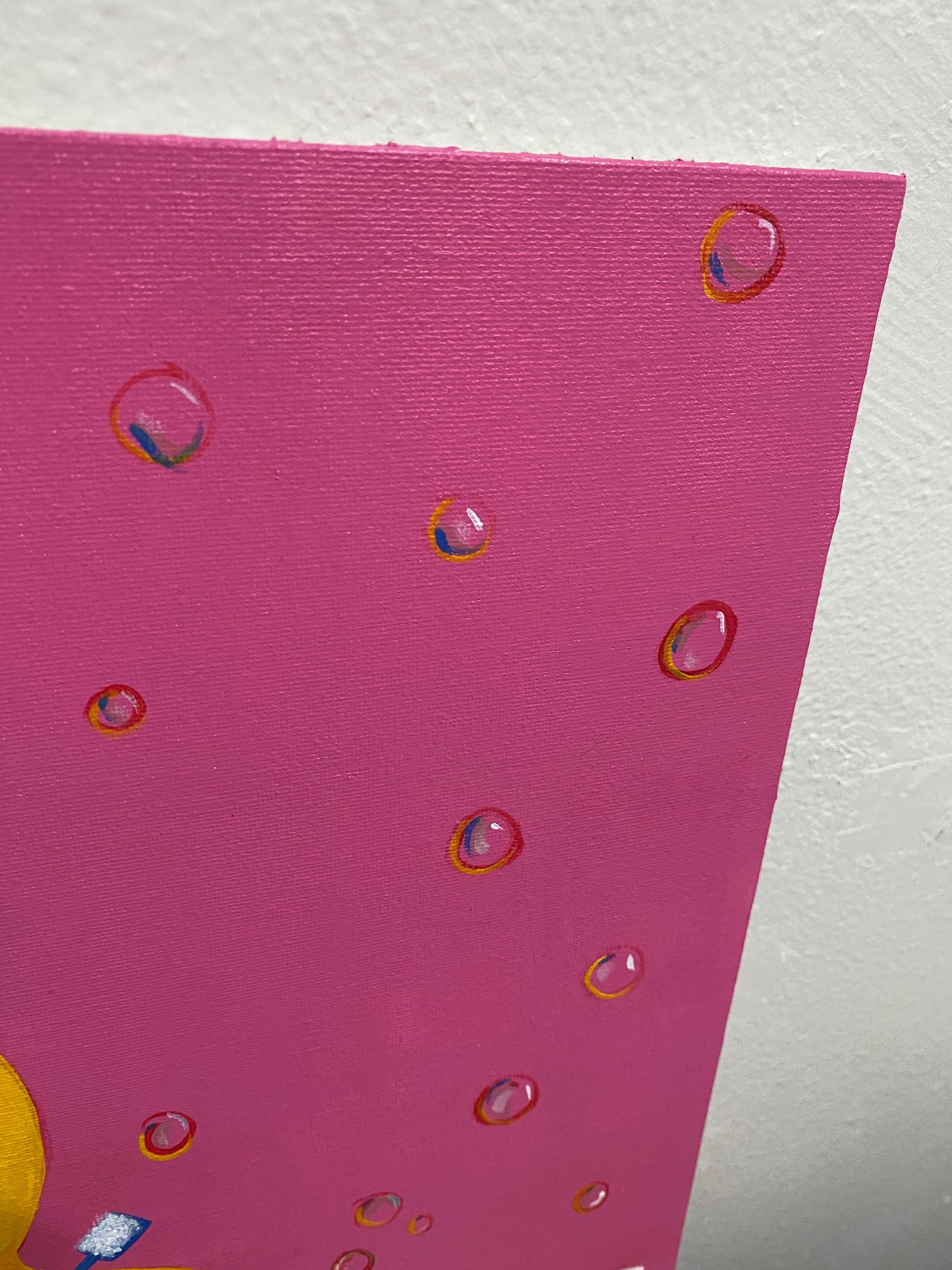Rubber Duckie at Bath Time - Original Painting