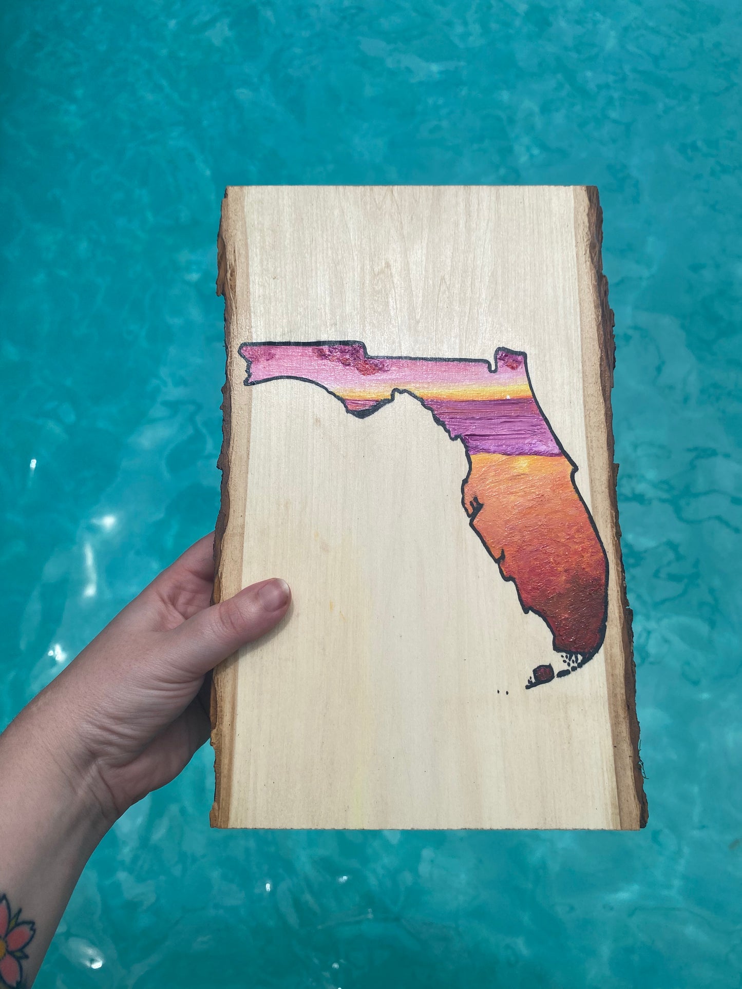 Florida Sunset on Wood Flat