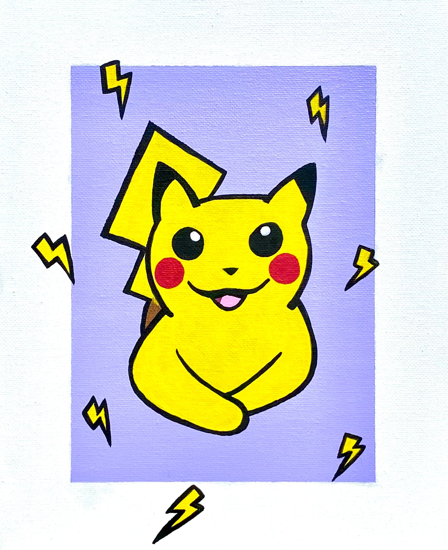 Pikachu as a Cat - Pikacat - Original 8x10