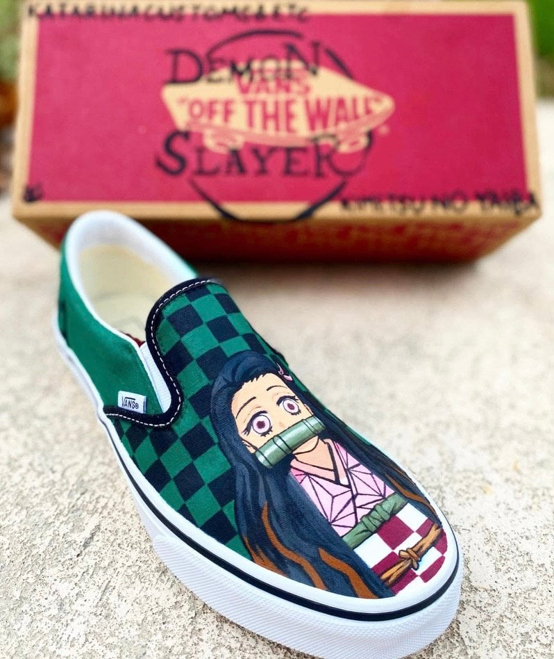 Tanjiro and Nezuko - Demon Slayer - Vans - W 9