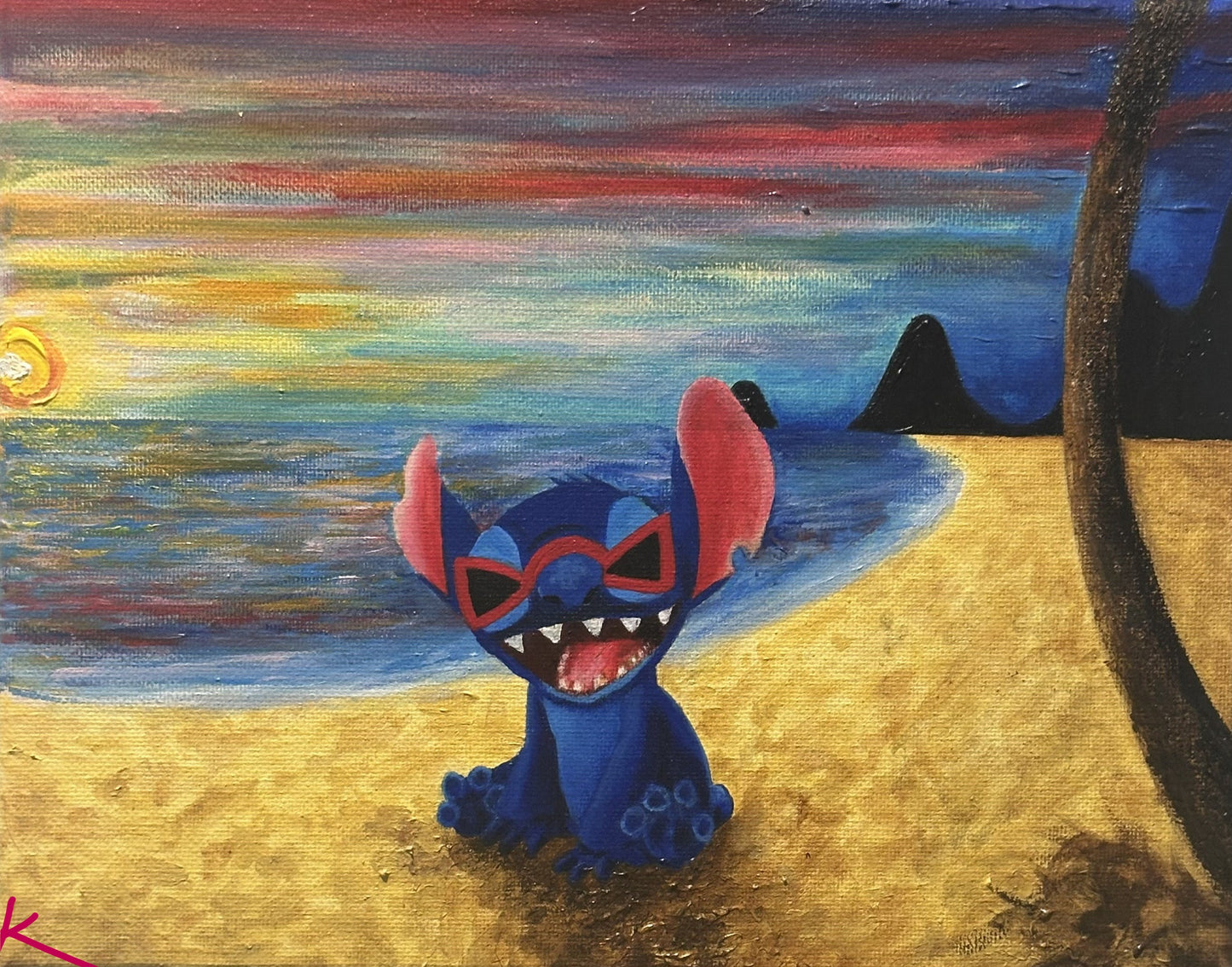 Stitch at Sunset - Print