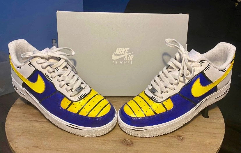 Nike Vegeta's - Dragonball Z - US Men's 12 - Nike Air Force 1s