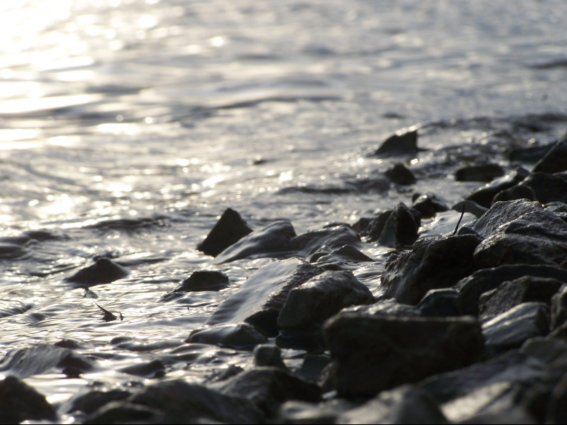 Shining on the Rocks