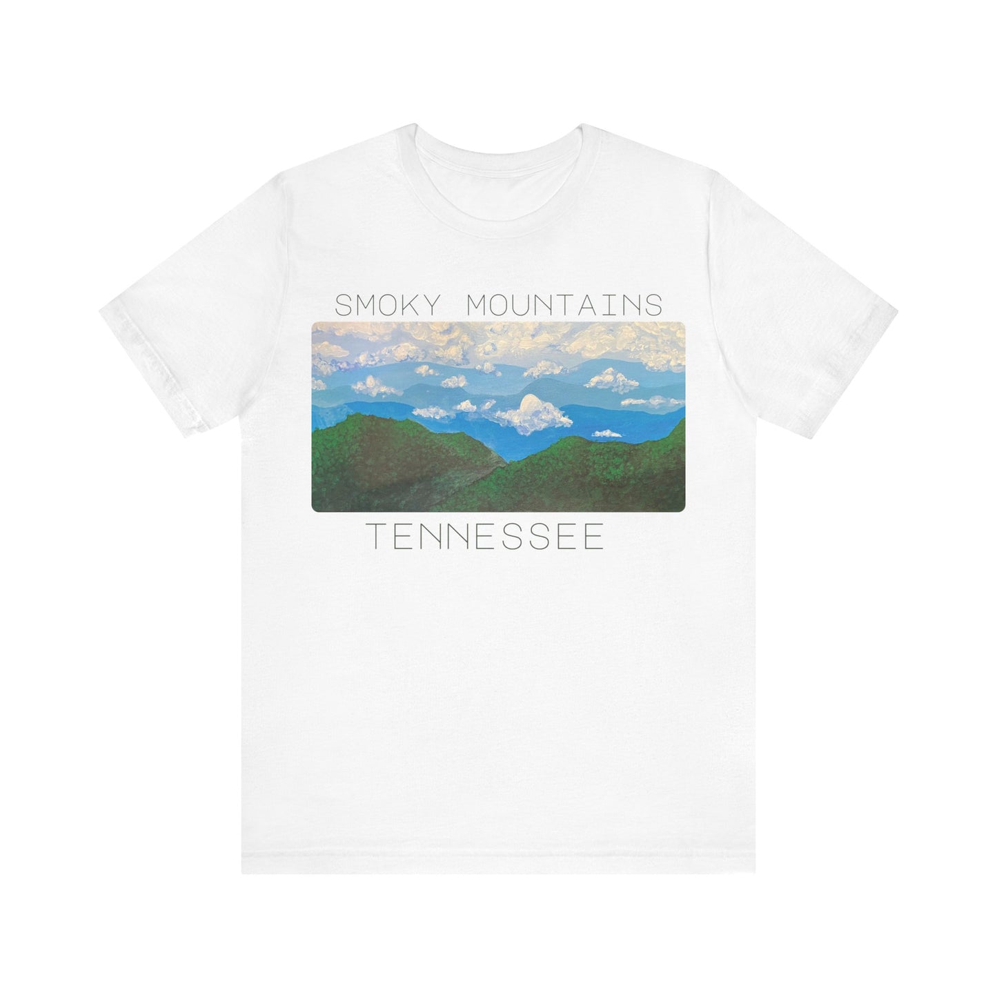 White Smoky Mountains Tee - Shirt for Nature Lovers