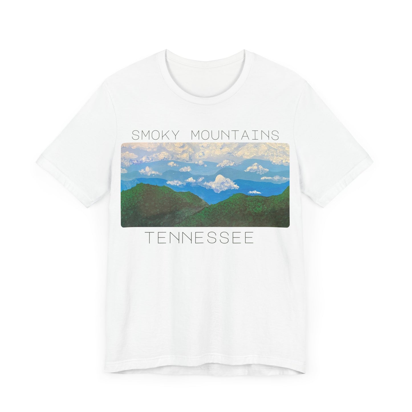 White Smoky Mountains Tee - Shirt for Nature Lovers