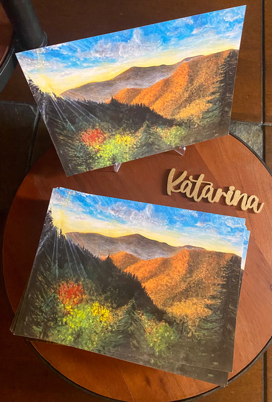 Tennessee in October Postcard