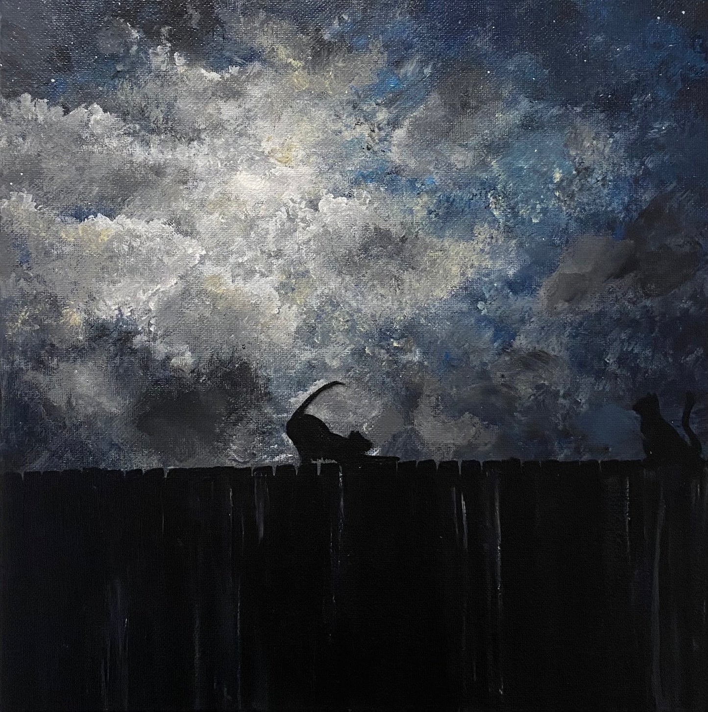 Midnight Moon - Original 12x12