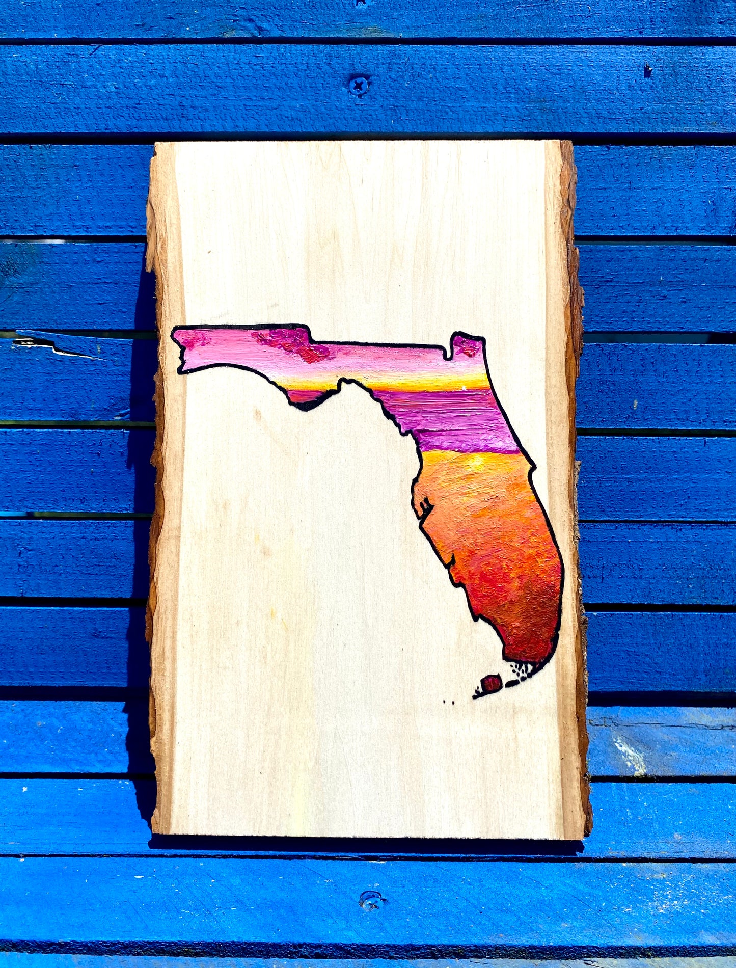Florida Sunset on Wood Flat