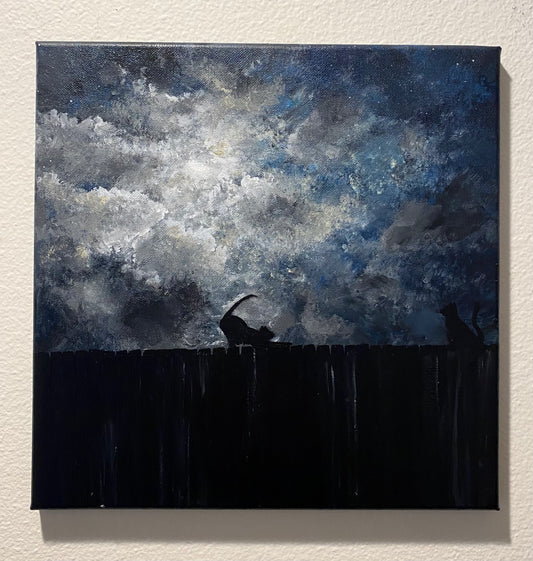 Midnight Moon - Original 12x12