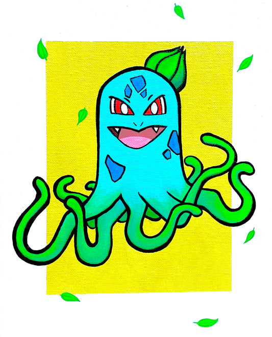 Bulbasaur as a Ghost - Bulboo - Print