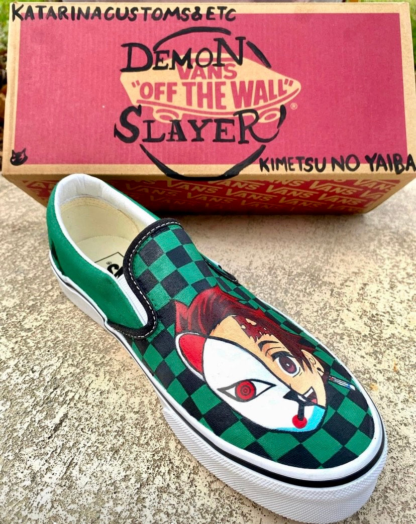 Tanjiro and Nezuko - Demon Slayer - Vans - W 9