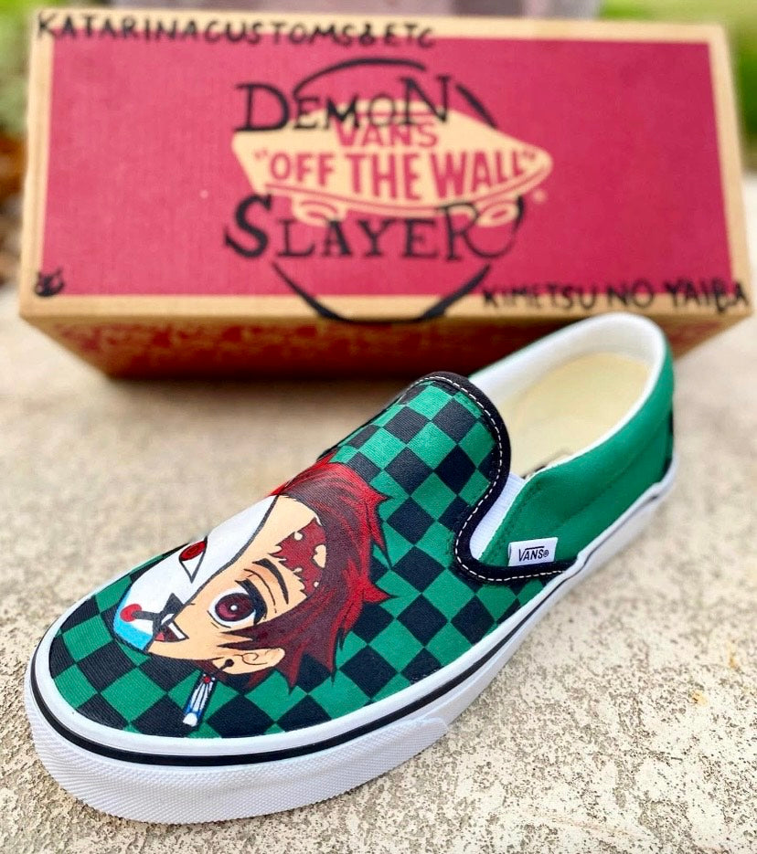 Tanjiro and Nezuko - Demon Slayer - Vans - W 9