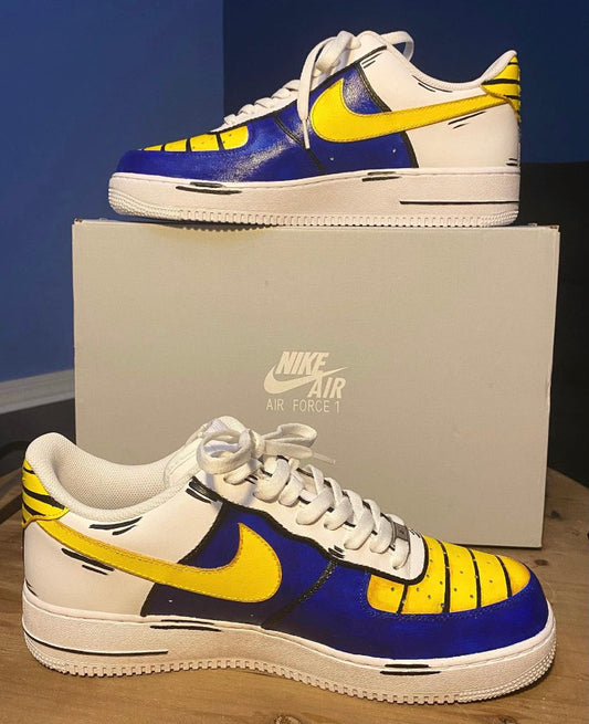 Nike Vegeta's - Dragonball Z - US Men's 12 - Nike Air Force 1s
