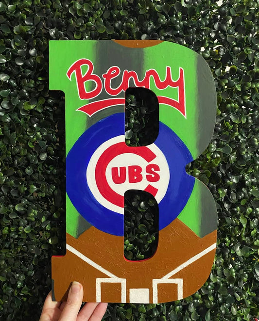 Custom Hand Painted Wood Letter