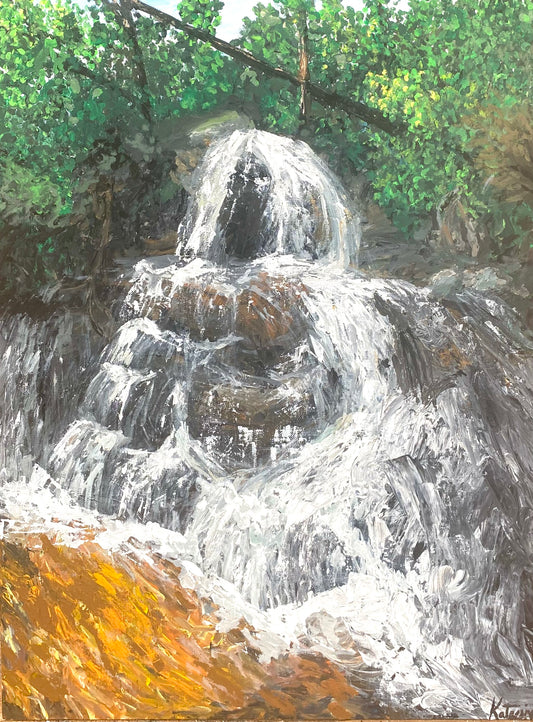 Laurel Falls TN Original 18 x 24