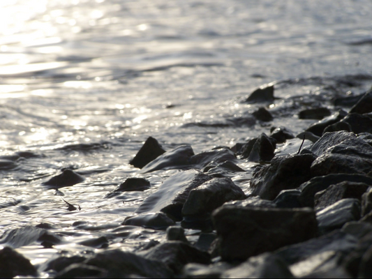 Shining on the Rocks